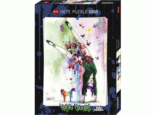 [จิ๊กซอว์พร้อมส่ง ขายดี] HEYE - Jigsaw Free Colours : Mini Unicorn ขนาด 1000 ชิ้น