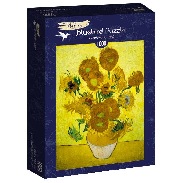 [จิ๊กซอว์พร้อมส่ง ขายดี] Bluebird Puzzle - Jigsaw SunFlowers, 1889 / Vincent Van Gogh ขนาด 1000 ชิ้น