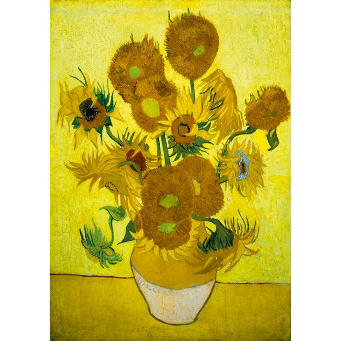 [จิ๊กซอว์พร้อมส่ง ขายดี] Bluebird Puzzle - Jigsaw SunFlowers, 1889 / Vincent Van Gogh ขนาด 1000 ชิ้น