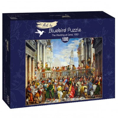 [จิ๊กซอว์พร้อมส่ง ขายดี] Bluebird Puzzle - Jigsaw The Wedding at Cana, 1563 / Paolo Veronese ขนาด 1000 ชิ้น