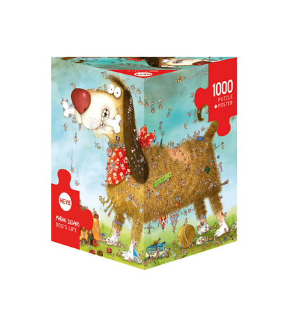 [จิ๊กซอว์พร้อมส่ง ขายดี] HEYE - Jigsaw Dog's Life / Marino Degano ขนาด 1000 ชิ้น