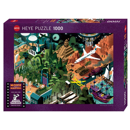 [จิ๊กซอว์พร้อมส่ง ขายดี] HEYE - Jigsaw Movie Masters : Steven Spielberg Films by Clerisse ขนาด 1000 ชิ้น