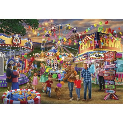 [จิ๊กซอว์พร้อมส่ง ขายดี] Bluebird Puzzle - Jigsaw Family Fun Carnival by Bigelow ขนาด 1000 ชิ้น