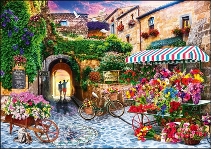 [จิ๊กซอว์พร้อมส่ง ขายดี] Bluebird Puzzle - Jigsaw The Flower Market by Jayson Taylor ขนาด 1000 ชิ้น