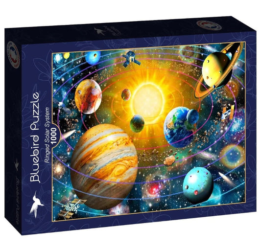[จิ๊กซอว์พร้อมส่ง ขายดี] Bluebird Puzzle - Jigsaw Ringed Solar System / Adrien Chesterman ขนาด 1000 ชิ้น