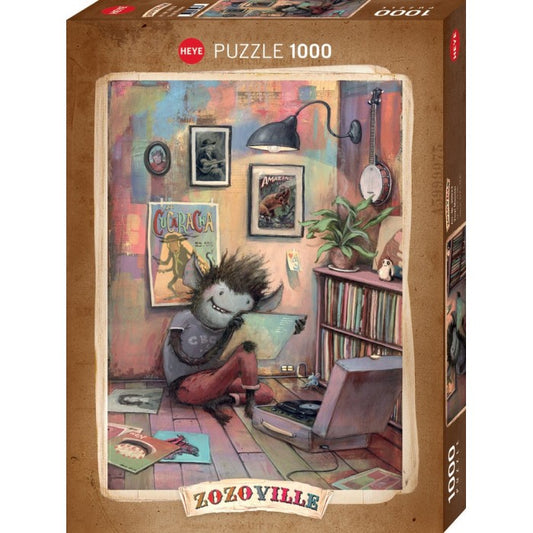 [จิ๊กซอว์พร้อมส่ง ขายดี] HEYE - Jigsaw Zozo Ville : Vinyl Monster ขนาด 1000 ชิ้น
