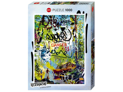 [จิ๊กซอว์พร้อมส่ง ขายดี] HEYE - Jigsaw Rebrush! : Danger Kids by Gunter Konrad ขนาด 1000 ชิ้น