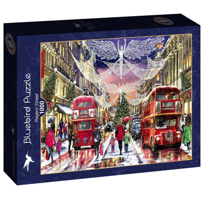 [จิ๊กซอว์พร้อมส่ง ขายดี] Bluebird Puzzle - Jigsaw Regent Street by Macneil Studio ขนาด 1000 ชิ้น