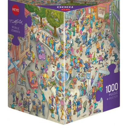 [จิ๊กซอว์พร้อมส่ง ขายดี] HEYE - Jigsaw Mobile Zombies by Mitgutsch ขนาด 1000 ชิ้น
