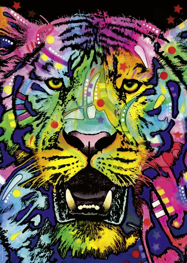 [จิ๊กซอว์พร้อมส่ง ขายดี] HEYE - Jigsaw Jolly Pets : Wild Tiger by Dean Russo ขนาด 1000 ชิ้น