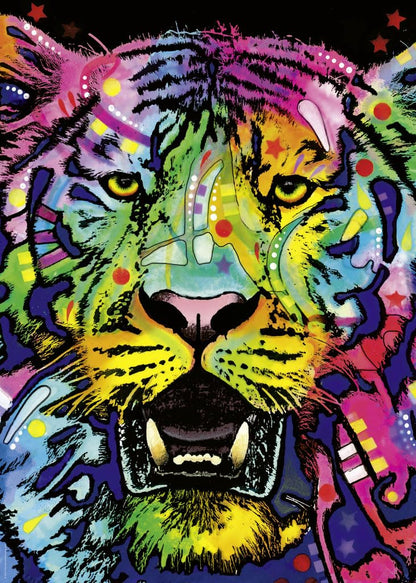 [จิ๊กซอว์พร้อมส่ง ขายดี] HEYE - Jigsaw Jolly Pets : Wild Tiger by Dean Russo ขนาด 1000 ชิ้น