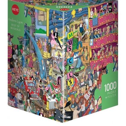 [จิ๊กซอว์พร้อมส่ง ขายดี] HEYE - Jigsaw Best of Musicals by Lyon ขนาด 1000 ชิ้น
