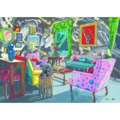 [จิ๊กซอว์พร้อมส่ง ขายดี] HEYE - Jigsaw Home : Room With Deer by Norman O'Flynn ขนาด 1000 ชิ้น