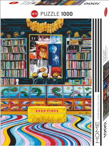 [จิ๊กซอว์พร้อมส่ง ขายดี] HEYE - Jigsaw Home : Room With President by Norman O'Flynn ขนาด 1000 ชิ้น