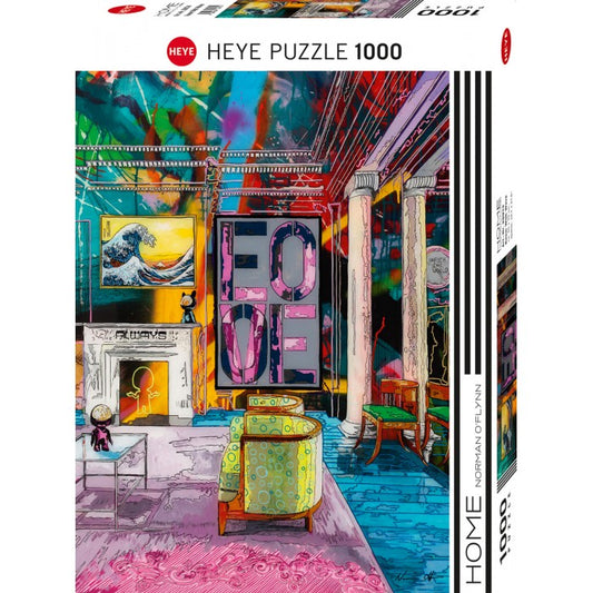 [จิ๊กซอว์พร้อมส่ง ขายดี] HEYE - Jigsaw Home : Room With Wave by Norman O'Flynn ขนาด 1000 ชิ้น