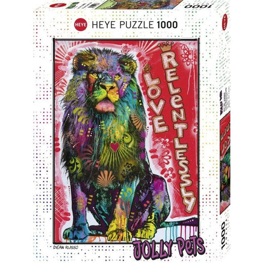 [จิ๊กซอว์พร้อมส่ง ขายดี] HEYE - Jigsaw Jolly Pets : Love Relentlessly by Dean Russo ขนาด 1000 ชิ้น