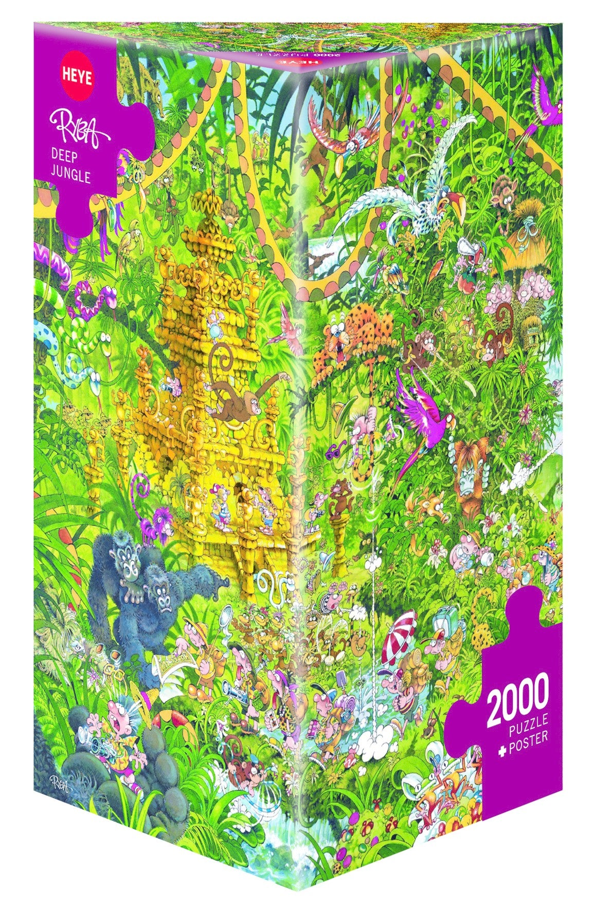 [จิ๊กซอว์พร้อมส่ง ขายดี] HEYE - Jigsaw Deep Jungle by Michael Ryba ขนาด 2000 ชิ้น