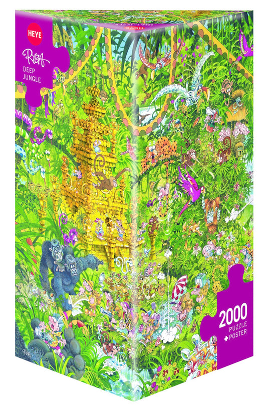 [จิ๊กซอว์พร้อมส่ง ขายดี] HEYE - Jigsaw Deep Jungle by Michael Ryba ขนาด 2000 ชิ้น