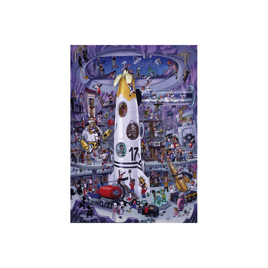 [จิ๊กซอว์พร้อมส่ง ขายดี] HEYE - Jigsaw Rocket Launch by Oesterle ขนาด 1000 ชิ้น