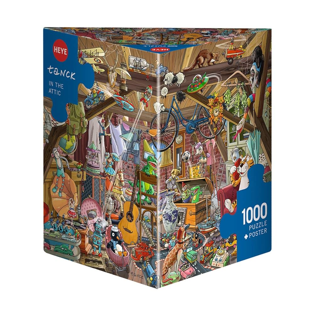 [จิ๊กซอว์พร้อมส่ง ขายดี] HEYE - Jigsaw In The Attic / Tanck ขนาด 1000 ชิ้น