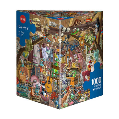 [จิ๊กซอว์พร้อมส่ง ขายดี] HEYE - Jigsaw In The Attic / Tanck ขนาด 1000 ชิ้น