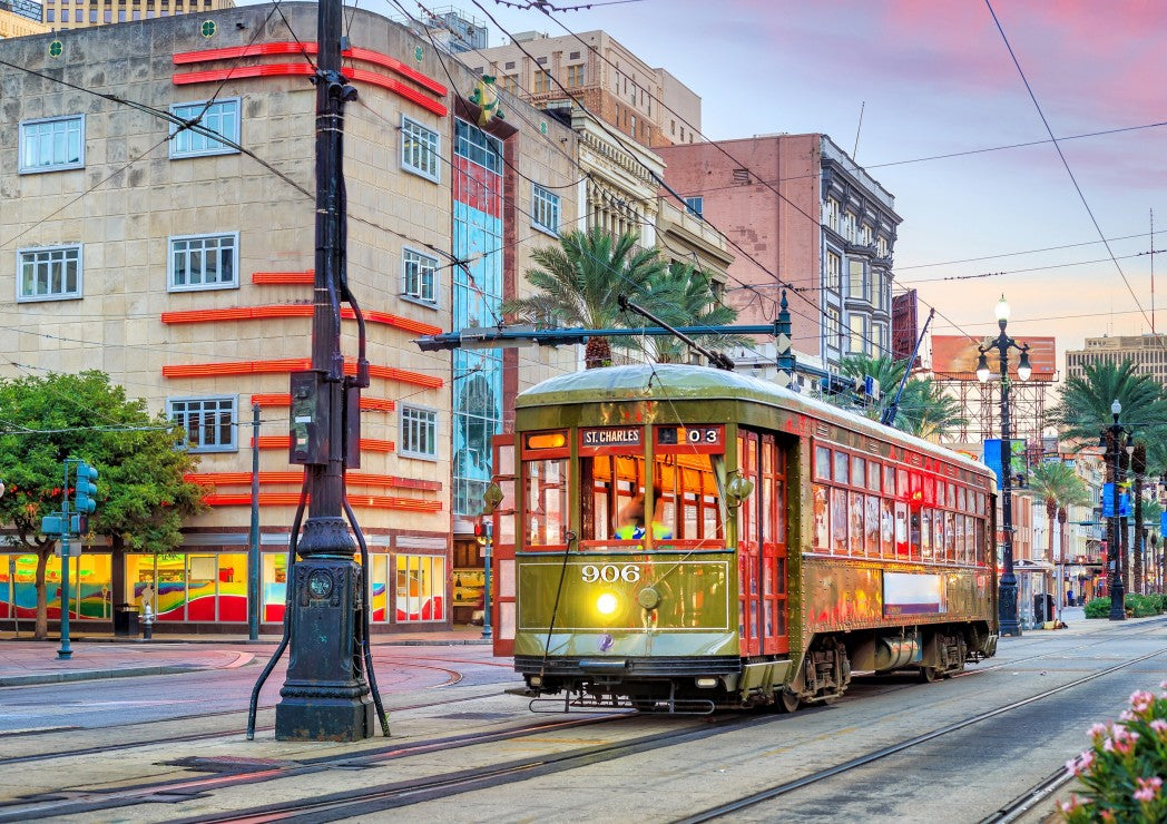 [จิ๊กซอว์พร้อมส่ง ขายดี] Bluebird Puzzle - Jigsaw Tramway, New Orleans, USA ขนาด 1000 ชิ้น