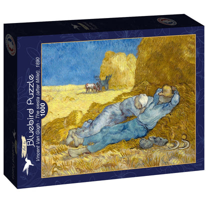 [จิ๊กซอว์พร้อมส่ง ขายดี] Bluebird Puzzle - Jigsaw The Siesta (After Millet) / Vincent Van Gogh , 1890 ขนาด 1000 ชิ้น