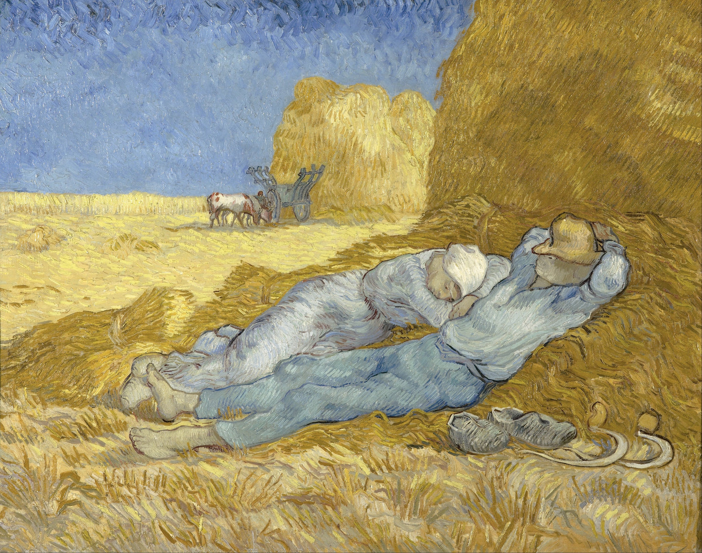 [จิ๊กซอว์พร้อมส่ง ขายดี] Bluebird Puzzle - Jigsaw The Siesta (After Millet) / Vincent Van Gogh , 1890 ขนาด 1000 ชิ้น